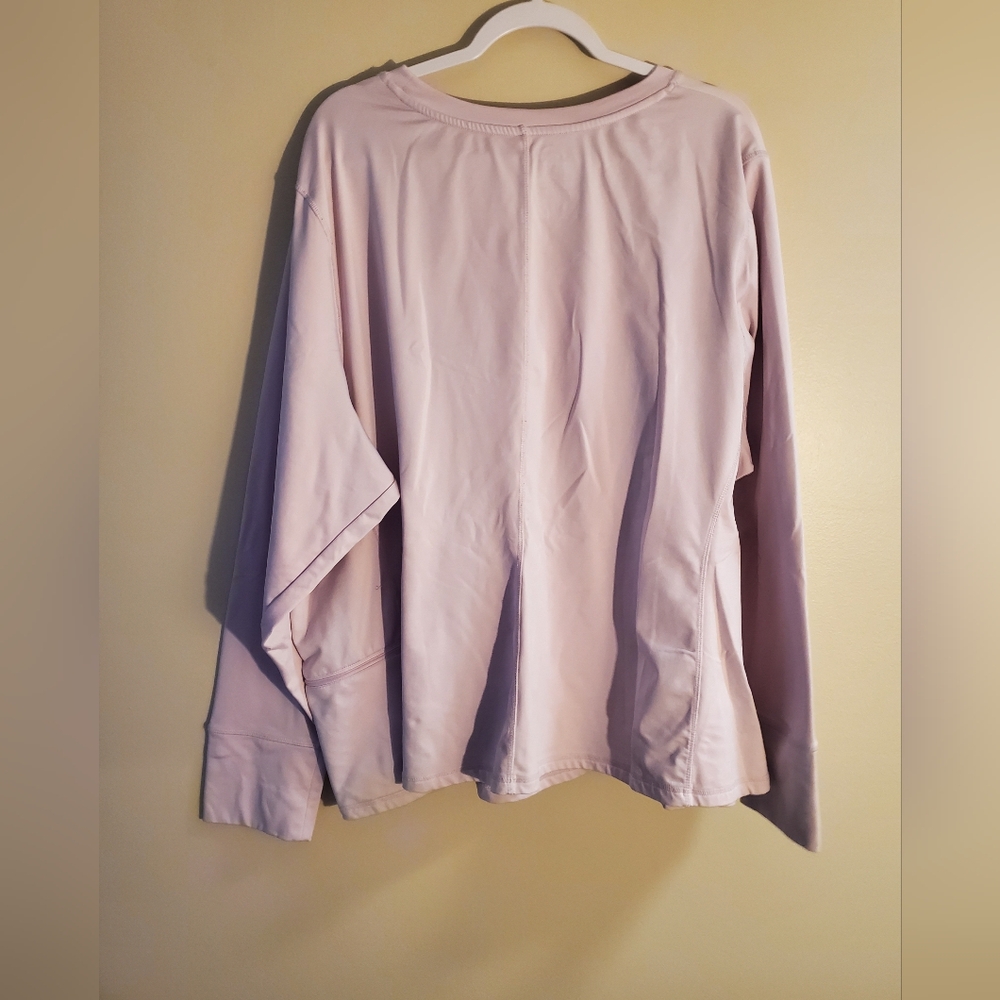 Tek Gear Workout Wear Sweatshirt Pink Size 4X - Picture 4 of 4